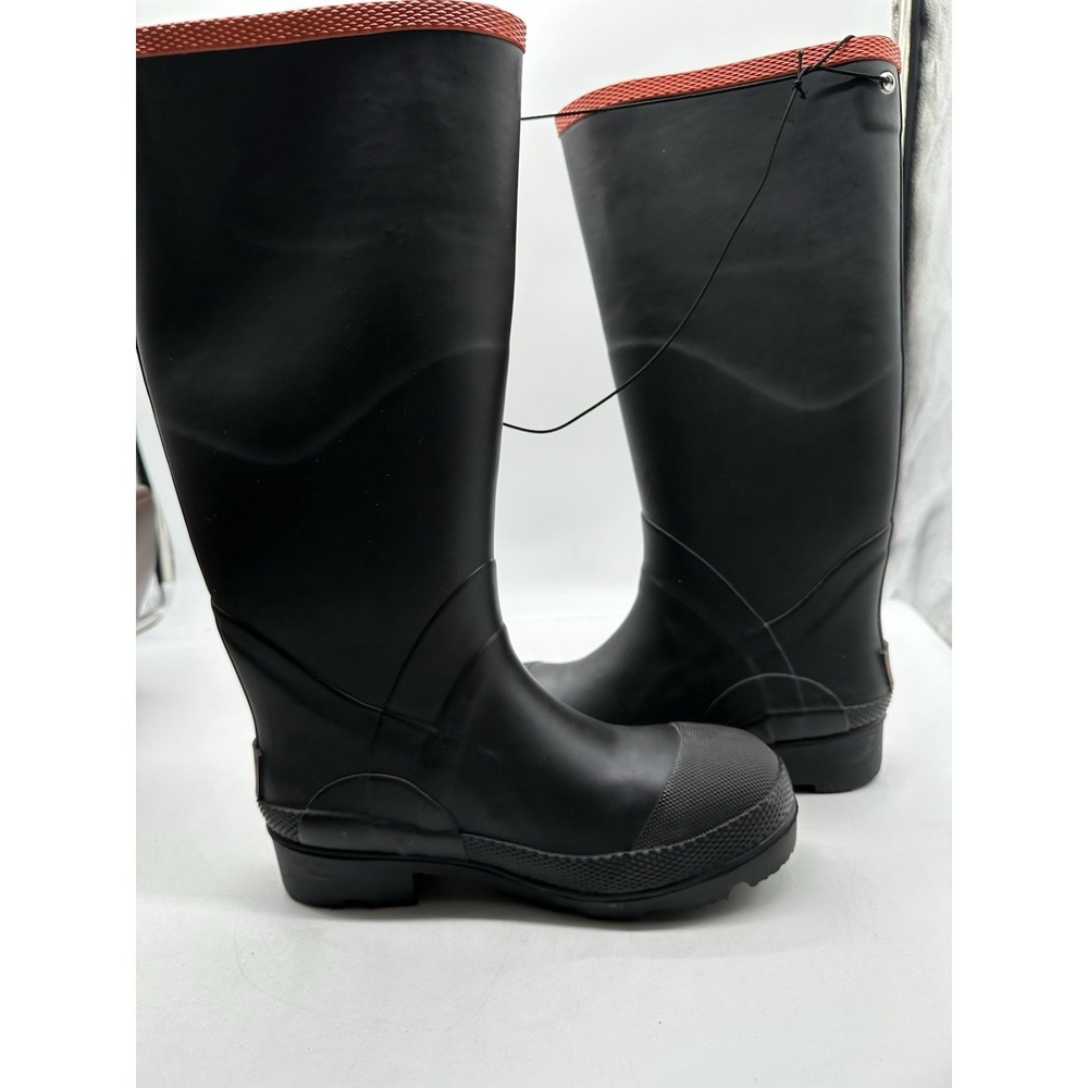Brazos Men's Black Waterproof Rain Work Steel Toe Boots Size 6 D, FWBWRB1035 - Picture 4 of 7